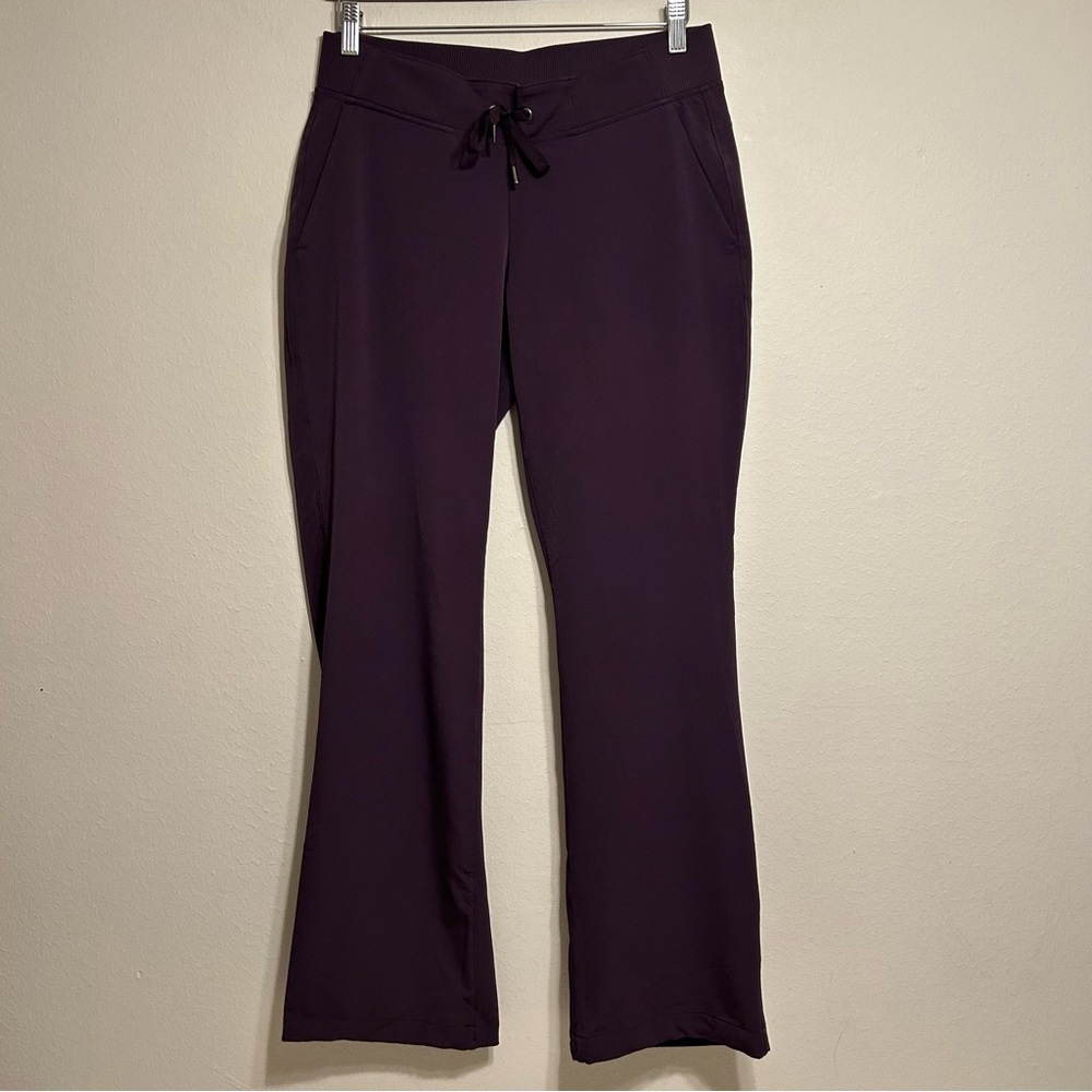 Athleta Midtown Trouser Pants Wild‎ Raisin Purple Size size 8